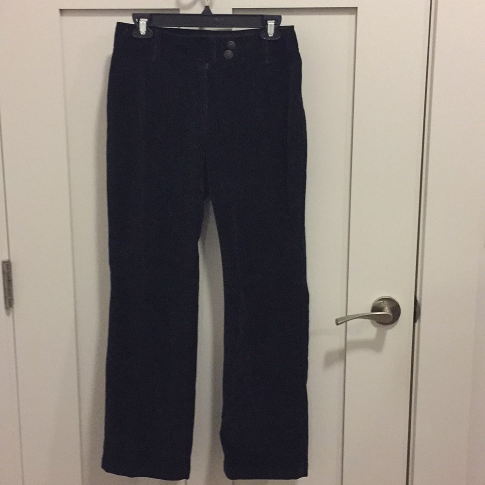 Petites Black felt pants.
